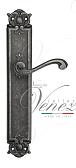 Дверная ручка Venezia на планке PL97 мод. Vivaldi (ант. серебро) проходная