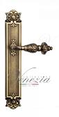 Дверная ручка Venezia на планке PL97 мод. Lucrecia (мат. бронза) проходная