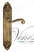 Дверная ручка Venezia на планке PL90 мод. Carnevale (мат. бронза) проходная