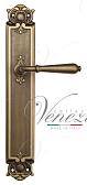 Дверная ручка Venezia на планке PL97 мод. Classic (мат. бронза) проходная