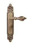 Дверная ручка на планке Val de Fiori мод. Кастелли (латунь состар.) сантехническая 96м