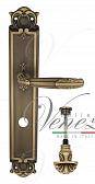 Дверная ручка Venezia на планке PL97 мод. Angelina (мат. бронза) сантехническая, повор