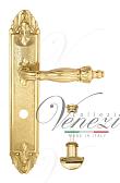 Дверная ручка Venezia на планке PL90 мод. Olimpo (полир. латунь) сантехническая